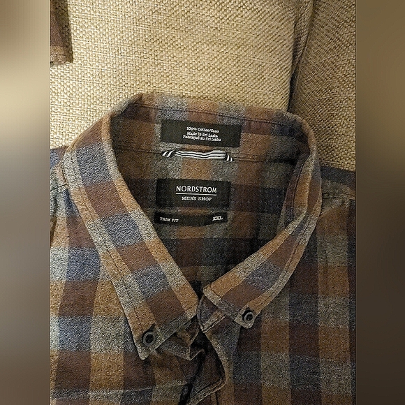 Nordstrom Other - Nordstrom Men's Shop Trim Fit XXL Plaid Shirt